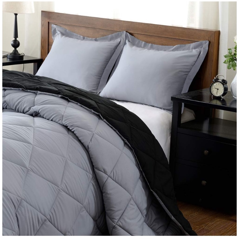 3 PC Set-Down Alternative Reversible Comforter - Picture 5 of 5